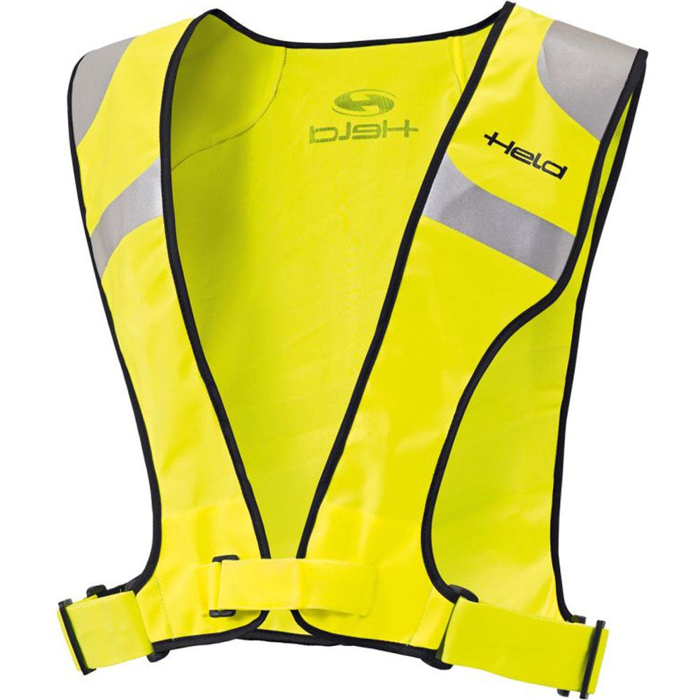 Held Hi-Viz Waistcoat Black / Fluo Yellow