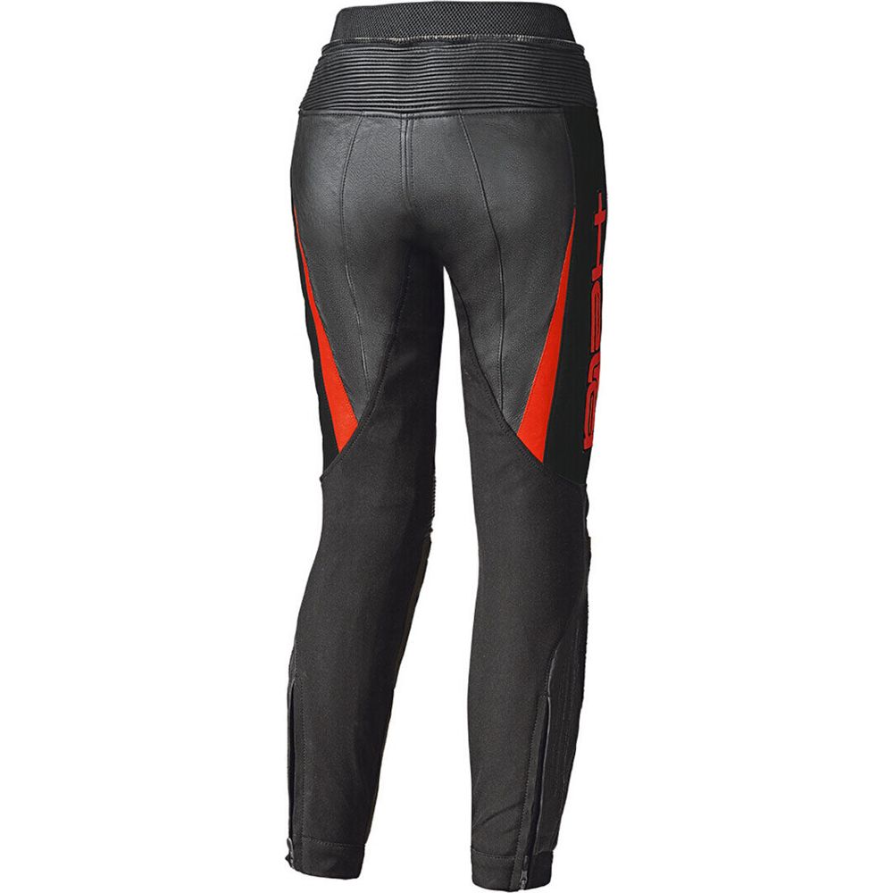 Held Lane 2 Ladies Leather Trouser Black / Fluo Red