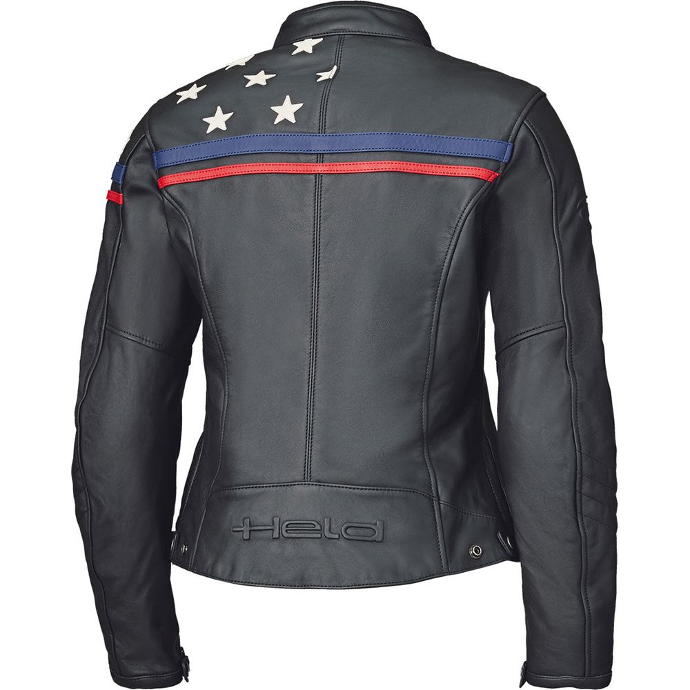 Held Midway Ladies Leather Jacket Black Star