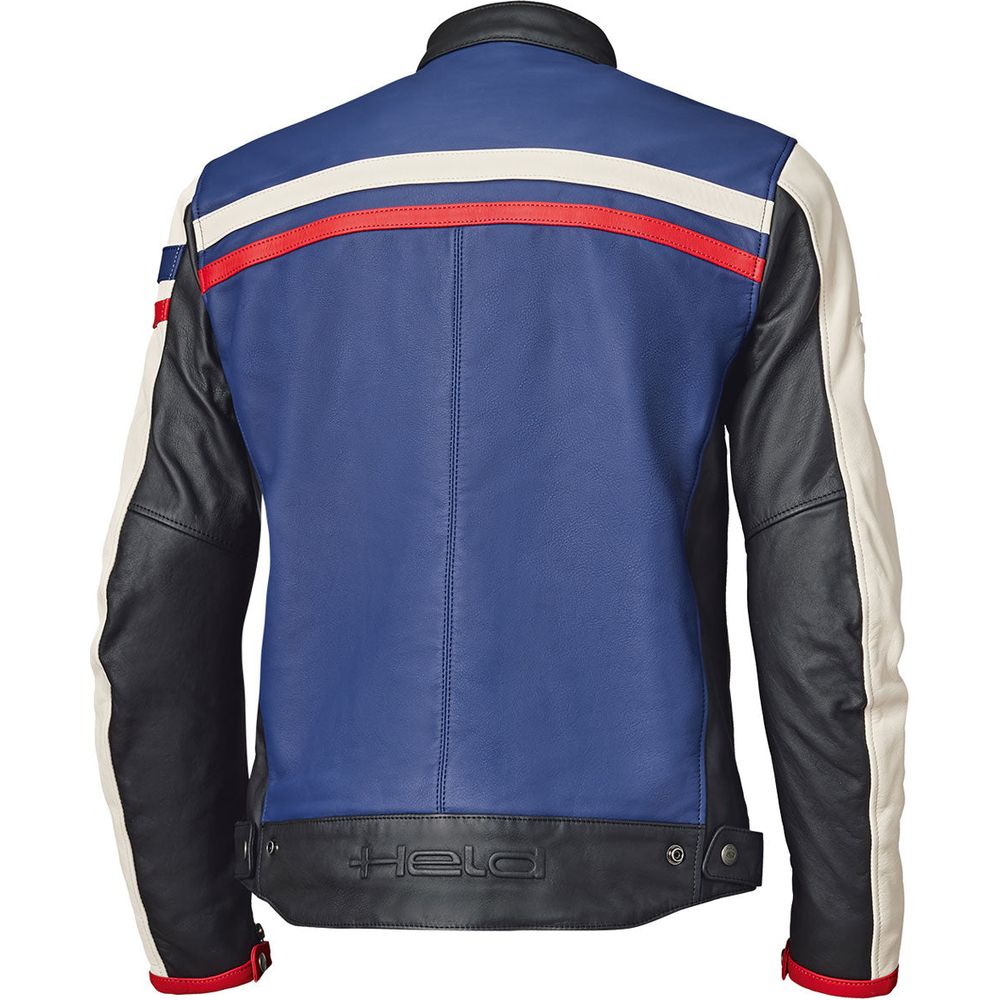 Held Midway Leather Jacket Blue / Red / White