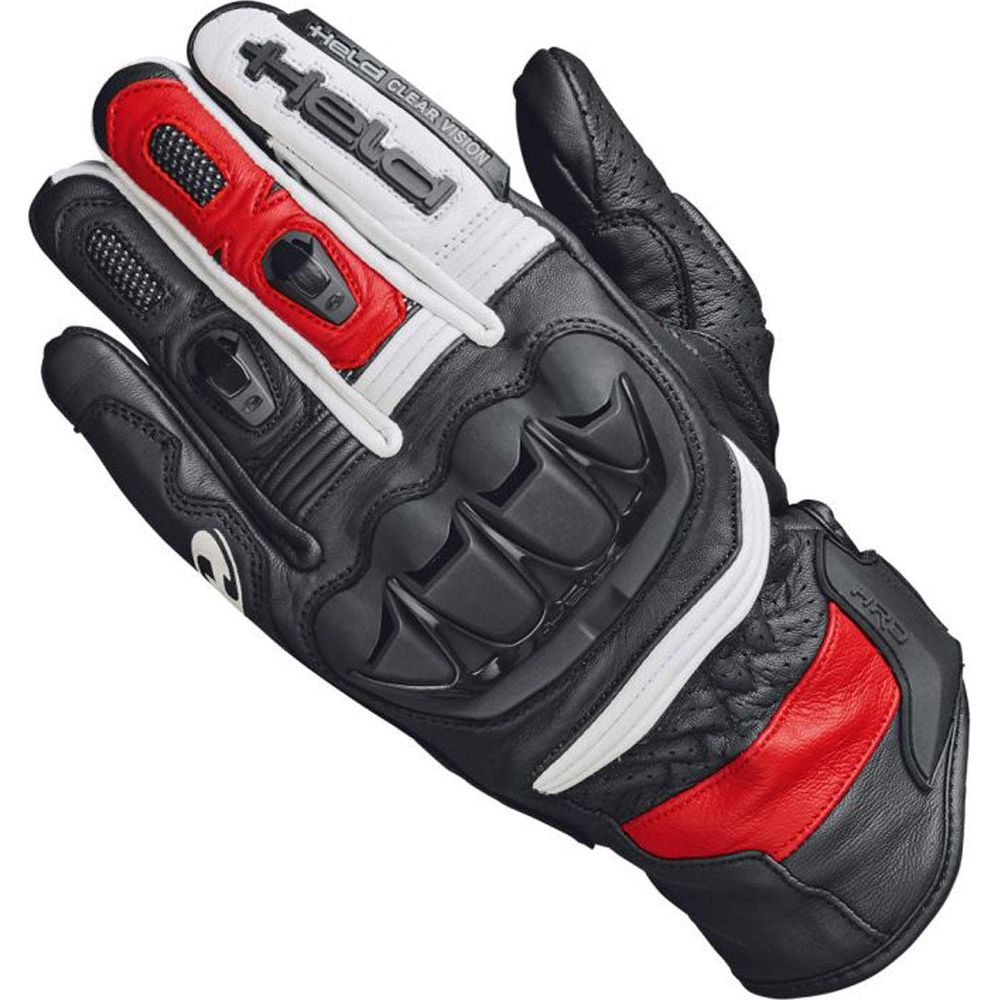 Held Misawa Sports Leather Gloves White / Red