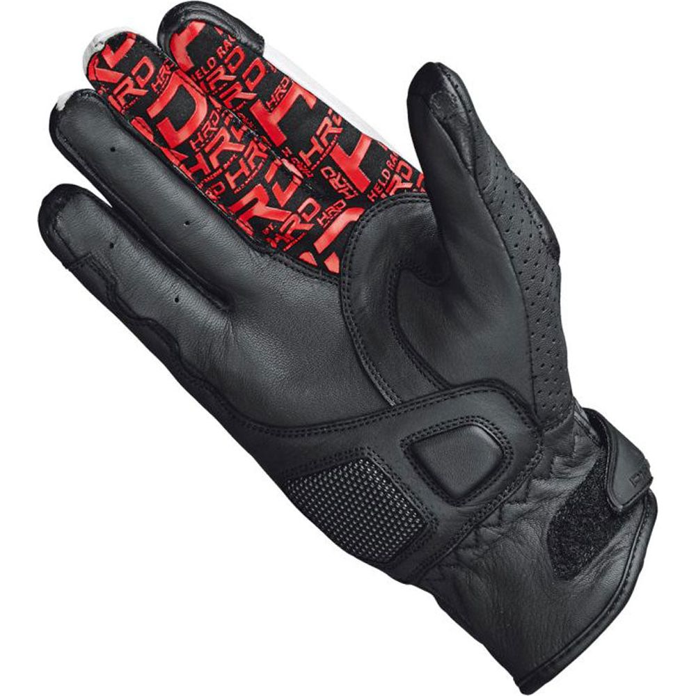 Held Misawa Sport Leather Gloves Black / White (Image 2) - ThrottleChimp