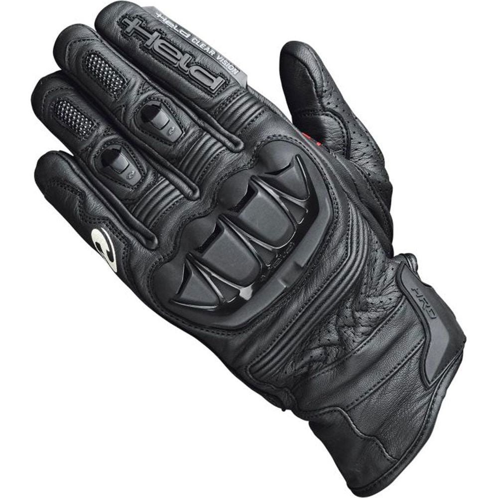 Held Misawa Sport Leather Gloves Black - ThrottleChimp