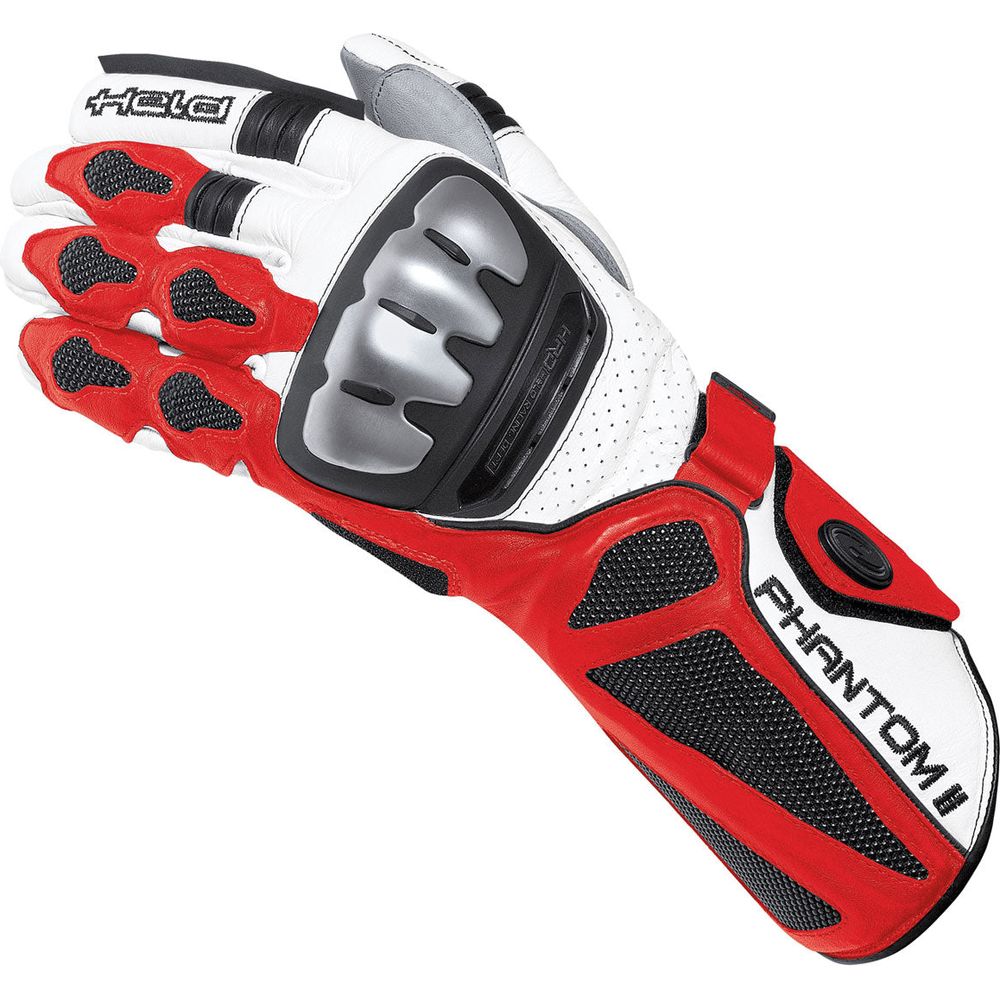 Held Phantom 2 Leather Gloves White / Red