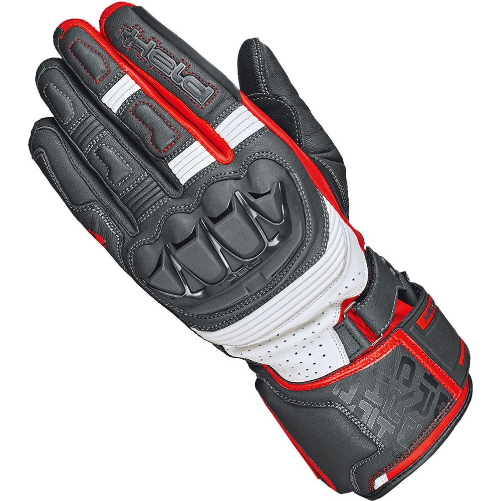 Held Revel 3.0 Leather Gloves Black / Red