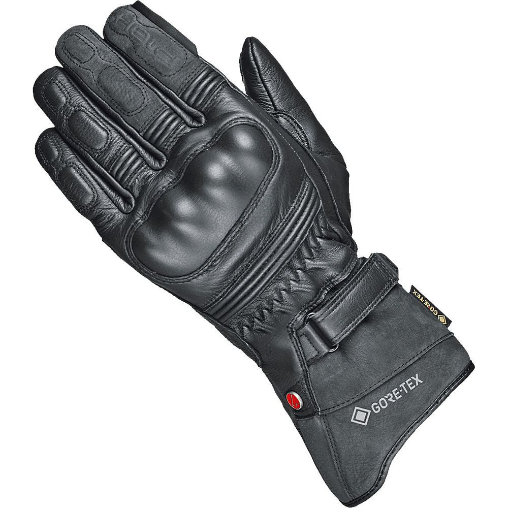 Held Springride Leather Gloves Black - ThrottleChimp