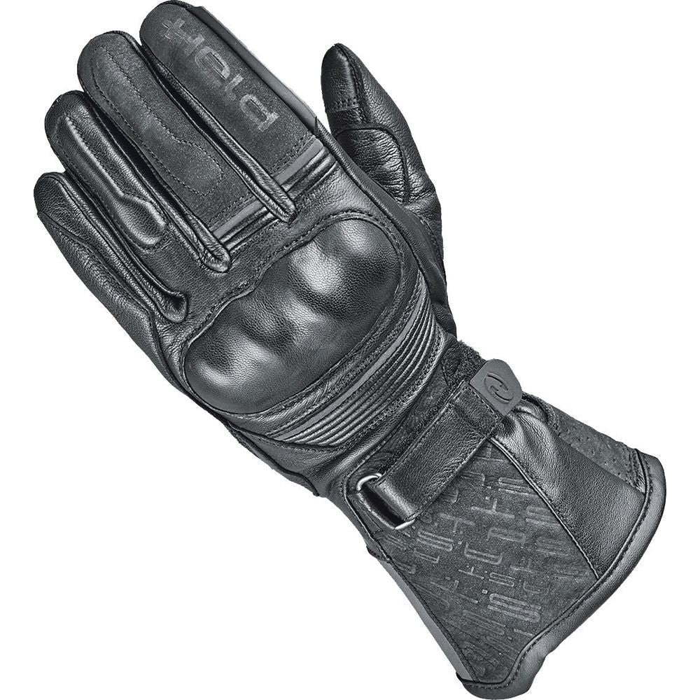 Held Tour-Mate Leather Gloves Black - ThrottleChimp