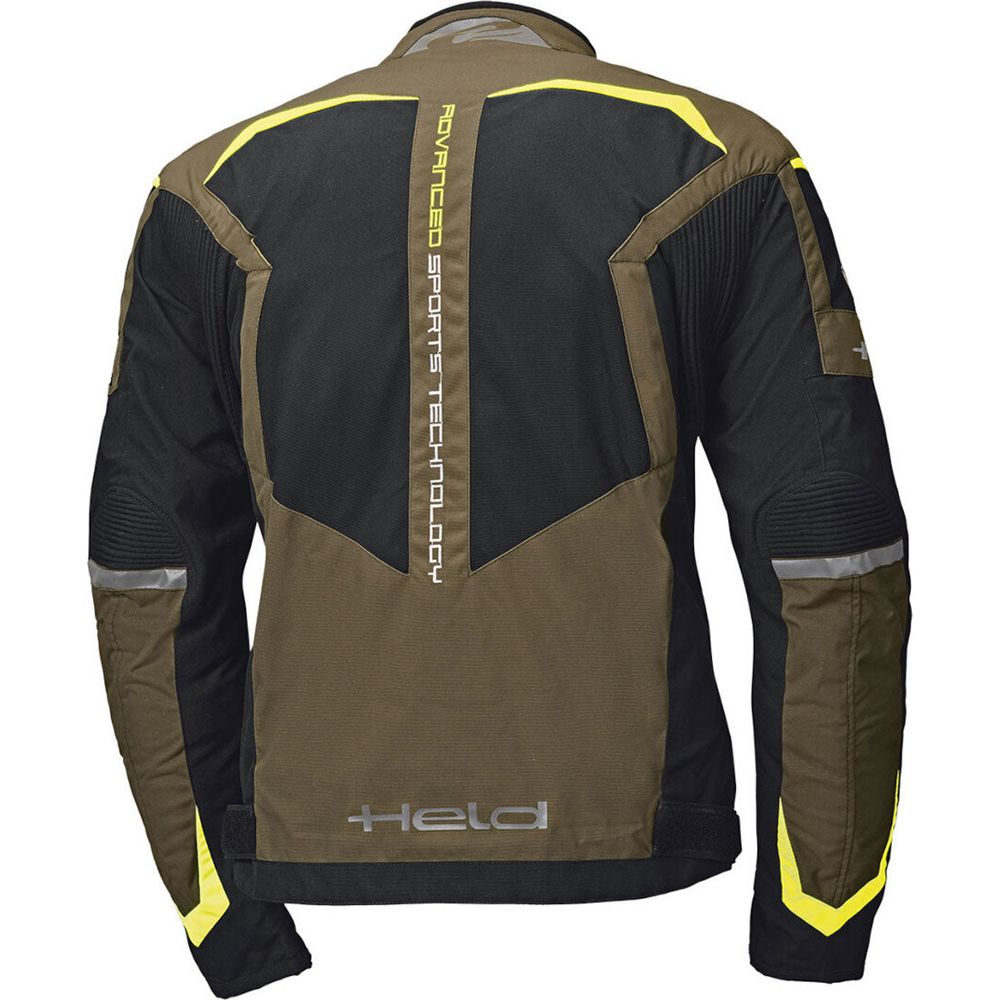 Held Zelda Textile Jacket Military Green / Fluo Yellow