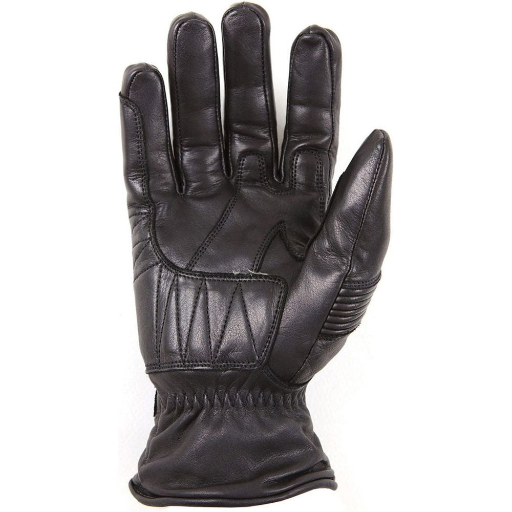 Helstons Boston Summer Leather Gloves Black (Image 2) - ThrottleChimp