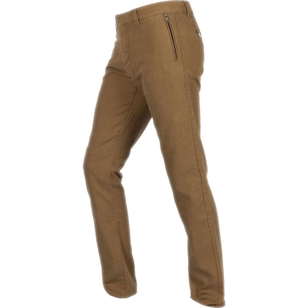 Helstons Cotton / Armalith Chinos Khaki (Image 3) - ThrottleChimp