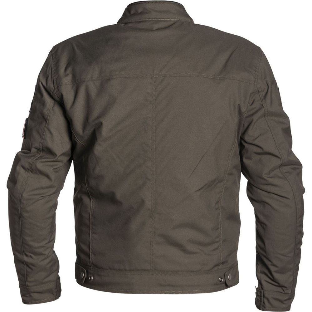 Helstons Cobra Textile Jacket Khaki / White (Image 2) - ThrottleChimp