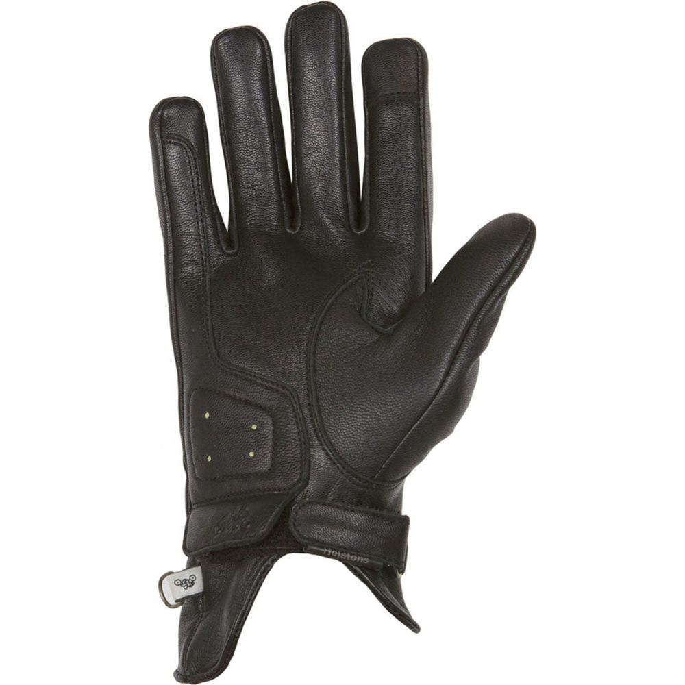 Helstons Condor Summer Leather Gloves Black (Image 2) - ThrottleChimp