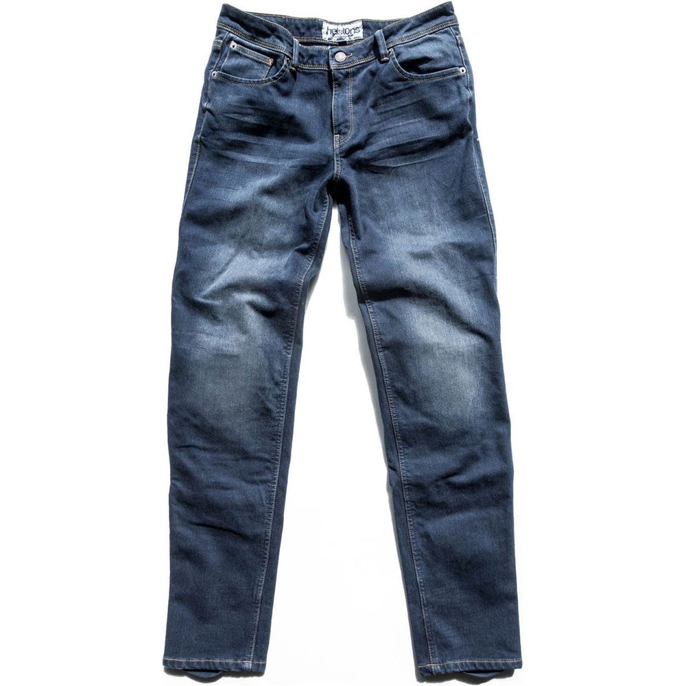 Helstons Corden Superstretch Denim Jeans Washed Blue - ThrottleChimp