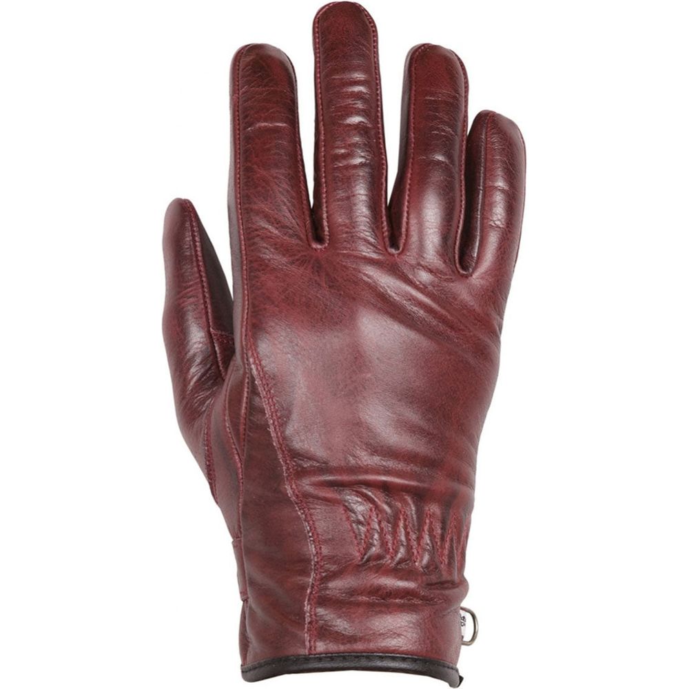 Helstons Chrissie Summer Ladies Leather Gloves Bordeaux - ThrottleChimp