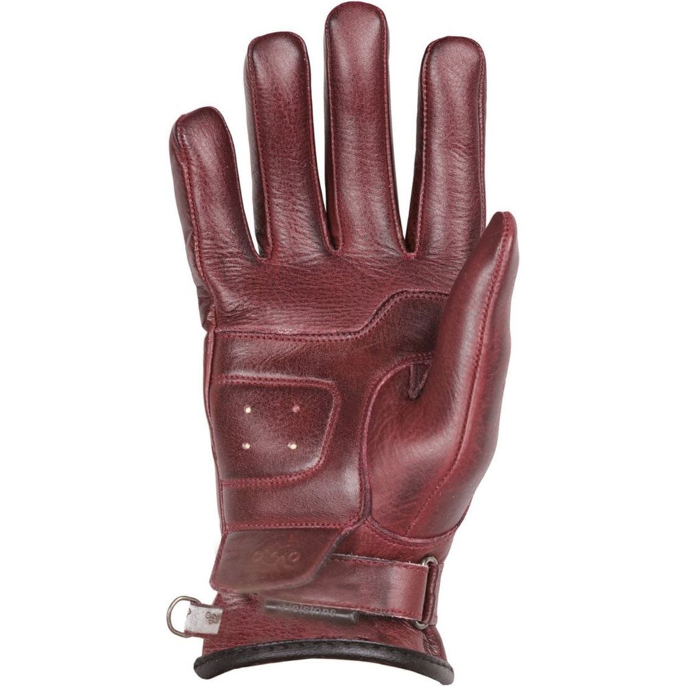 Helstons Chrissie Summer Ladies Leather Gloves Bordeaux (Image 2) - ThrottleChimp