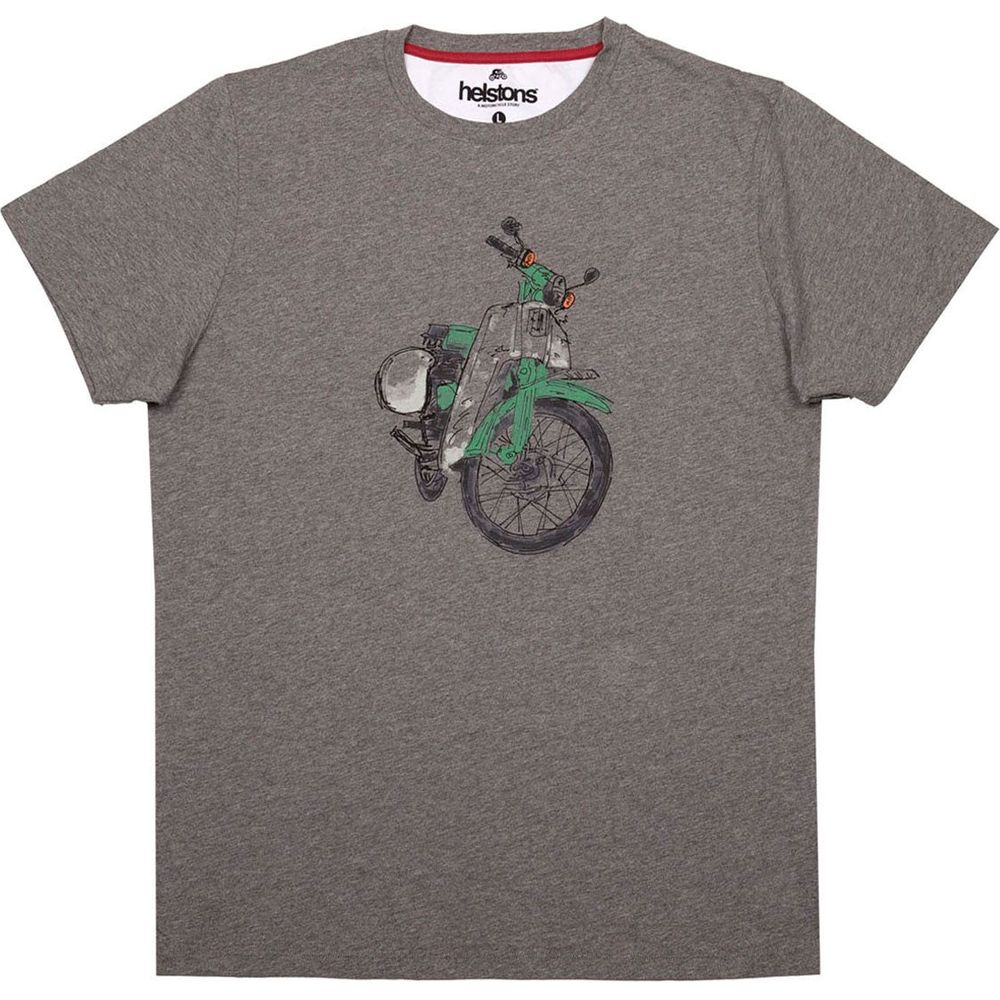 Helstons Cub T-Shirt Grey - ThrottleChimp