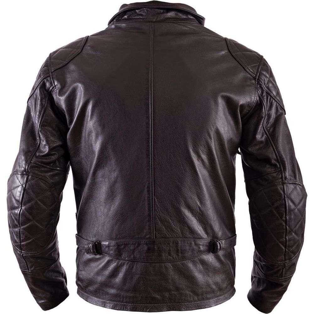 Helstons Hunt Rag Leather Jacket Brown (Image 2) - ThrottleChimp