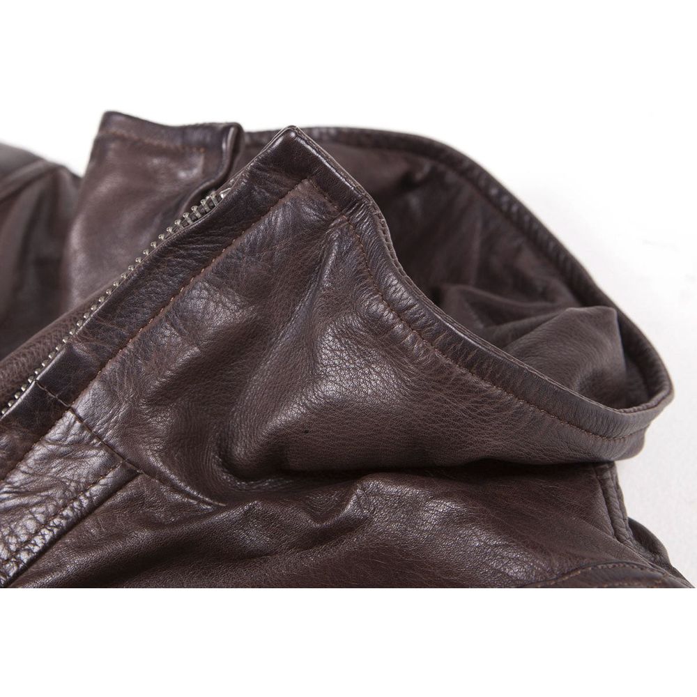 Helstons Hunt Rag Leather Jacket Brown (Image 3) - ThrottleChimp