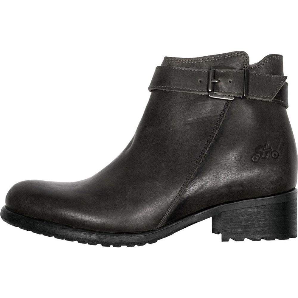 Helstons Lisa Ladies Leather Boots Black - ThrottleChimp