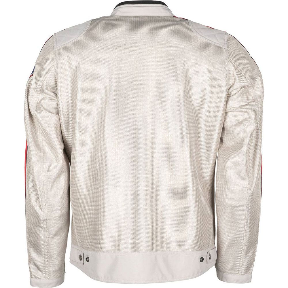 Helstons Pace Air Mesh Textile Jacket Silver (Image 2) - ThrottleChimp