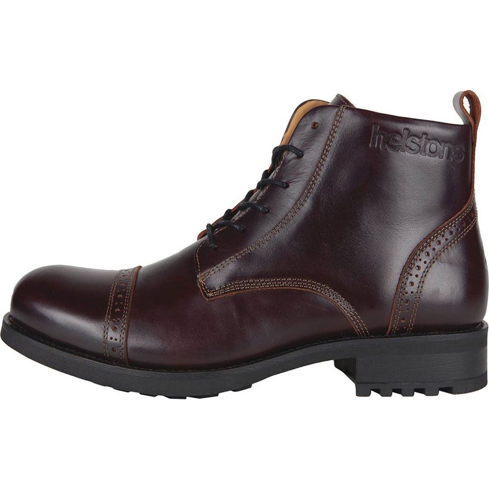 Helstons Rogue Leather Boots Bordeaux - ThrottleChimp