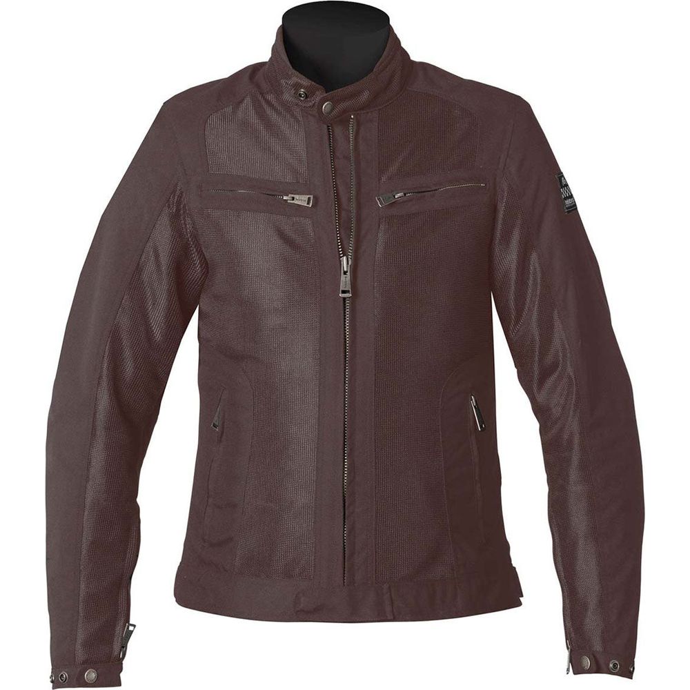 Helstons Spring Mesh Ladies Textile Jacket Brown - ThrottleChimp