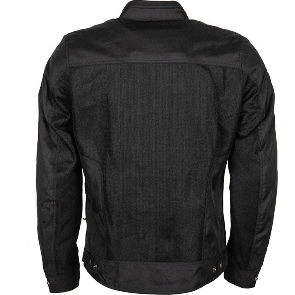 Helstons Stoner Air Mesh Textile Jacket Black (Image 2) - ThrottleChimp