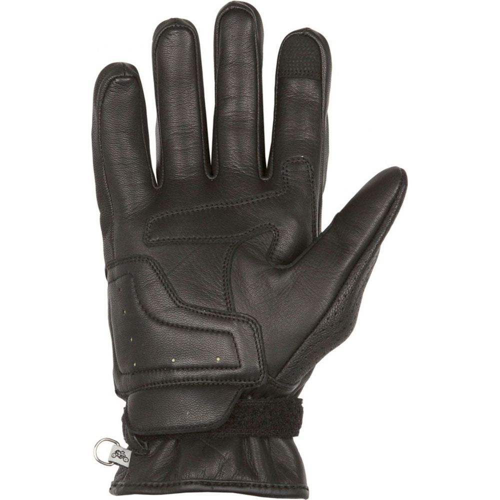 Helstons Strada Summer Leather Gloves Black (Image 2) - ThrottleChimp