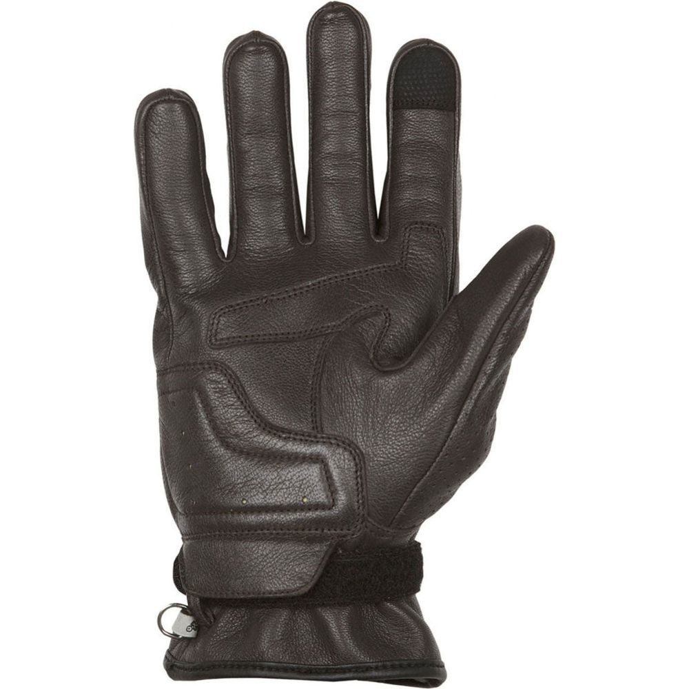 Helstons Strada Summer Leather Gloves Brown (Image 2) - ThrottleChimp