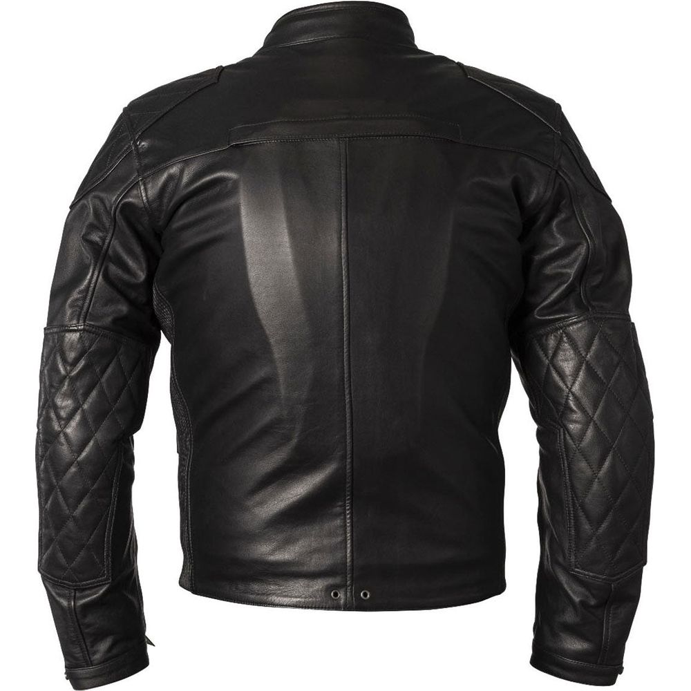 Helstons Tracker Rag Leather Jacket Black (Image 2) - ThrottleChimp