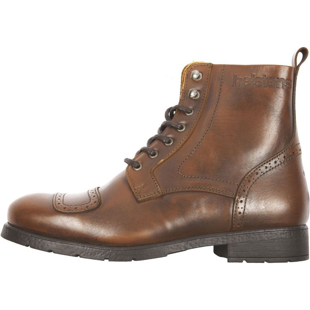 Helstons Travel Leather Boots Aniline Tan - ThrottleChimp