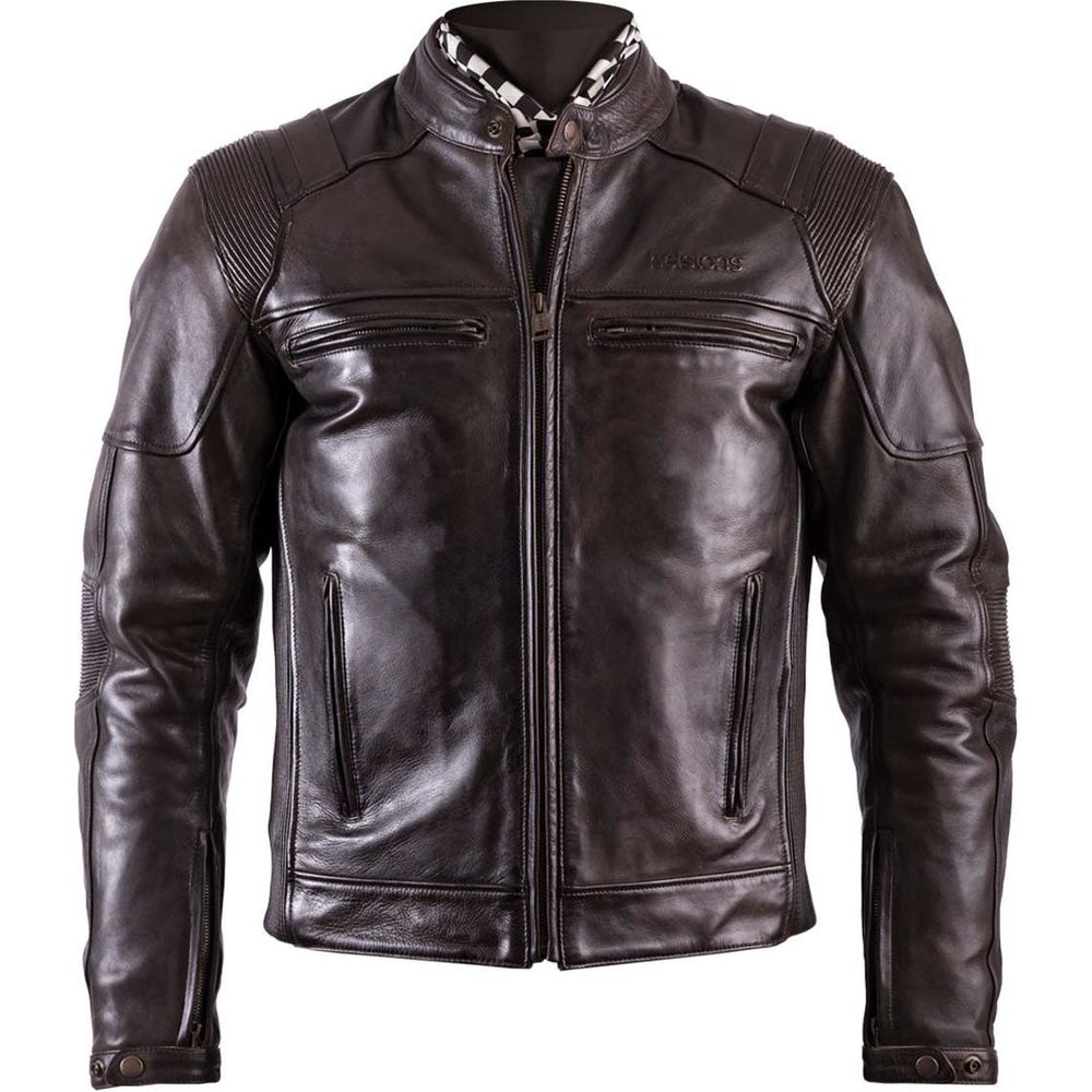 Helstons Trust Leather Jacket Dirty Brown - ThrottleChimp