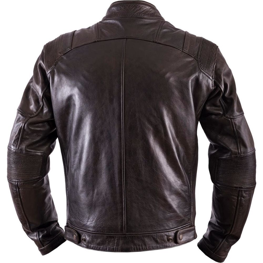 Helstons Trust Leather Jacket Dirty Brown (Image 2) - ThrottleChimp