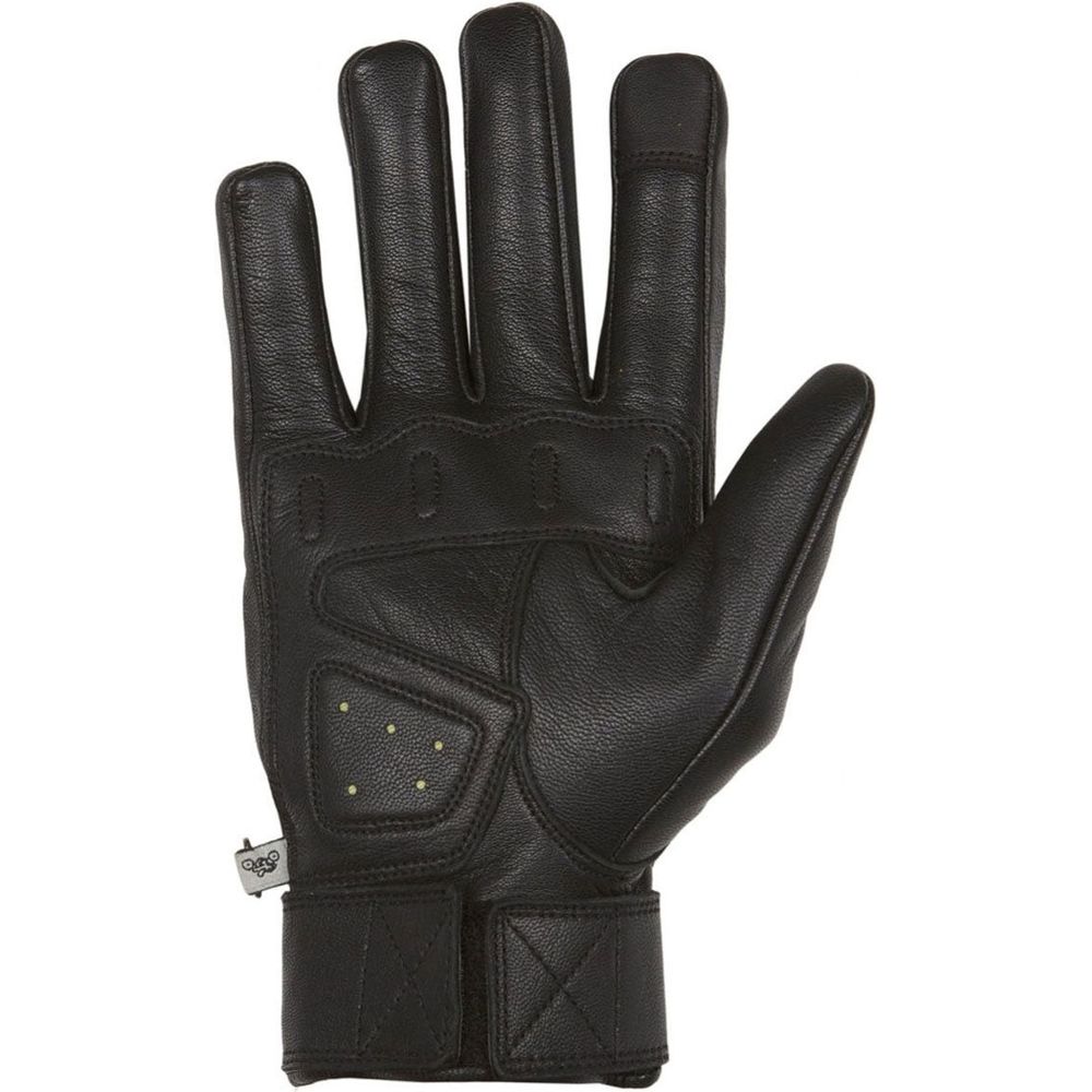 Helstons Wolf Summer Leather Gloves Black (Image 2) - ThrottleChimp