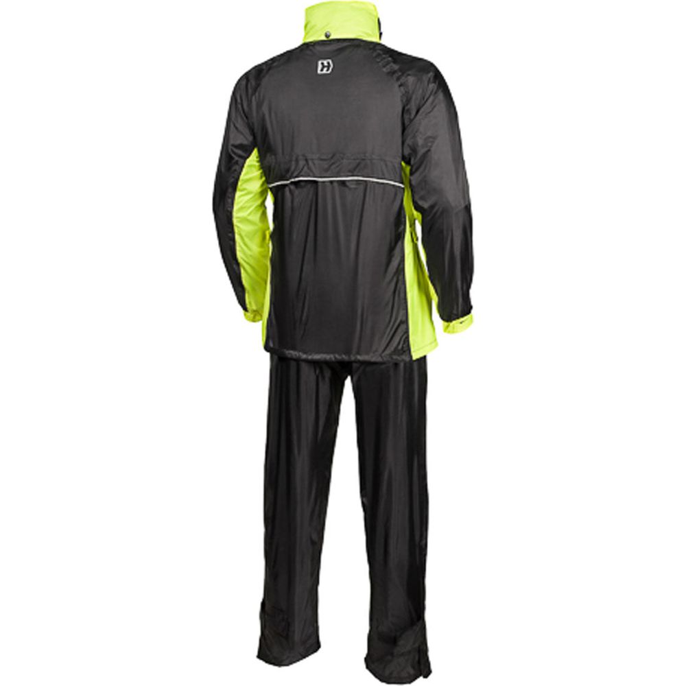 Hevik Twister Two Piece Rain Oversuit Fluo Yellow / Black (Image 2) - ThrottleChimp