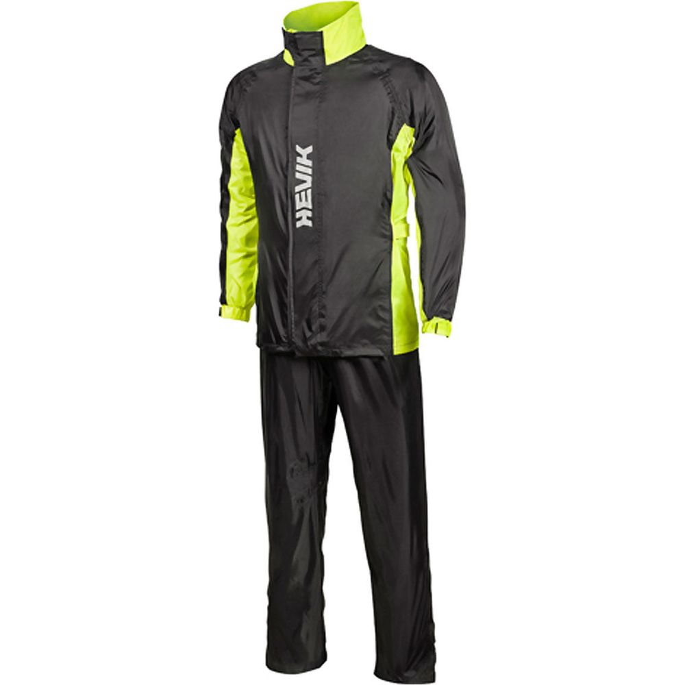 Hevik Twister Two Piece Rain Oversuit Fluo Yellow / Black - ThrottleChimp