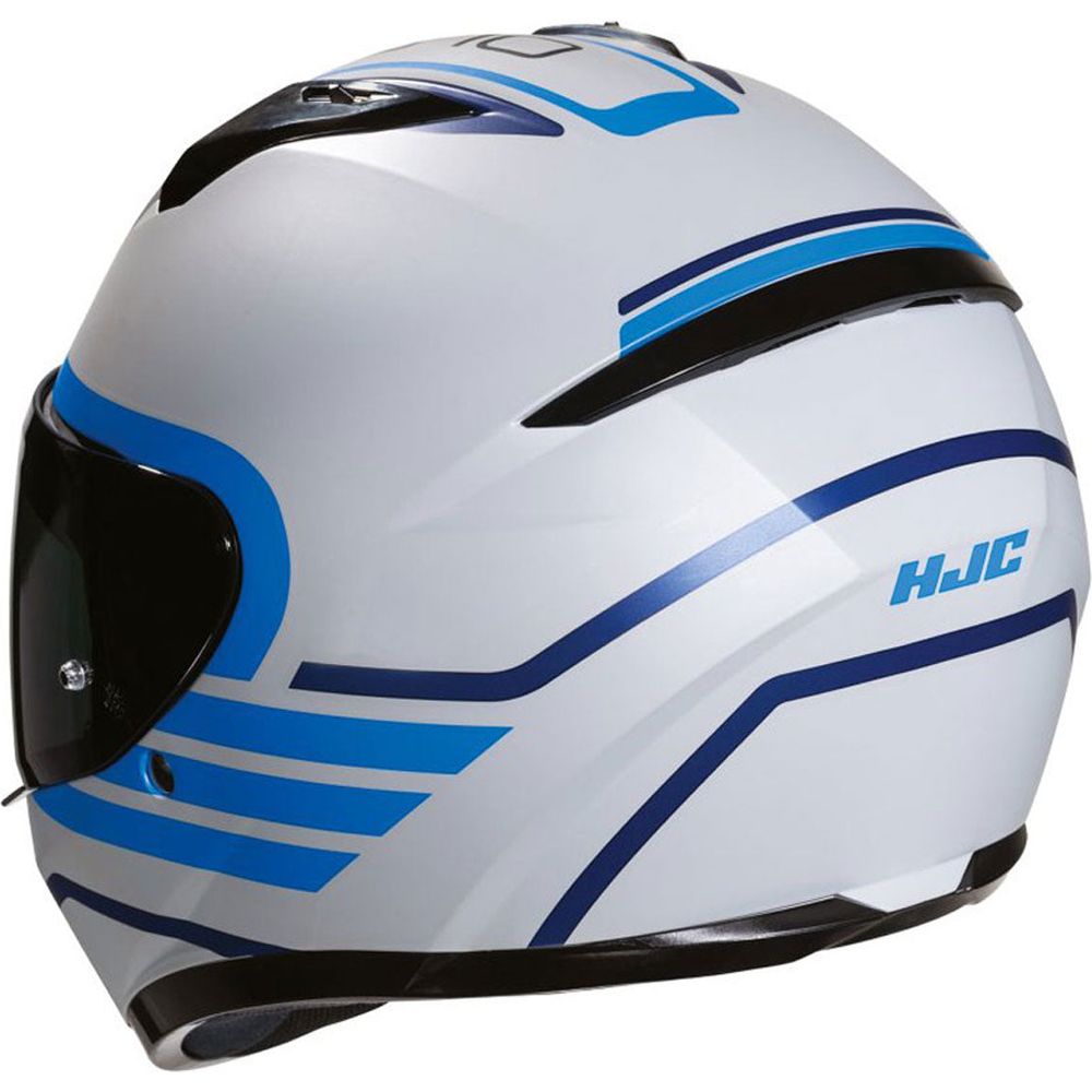 HJC C10 Lito Full Face Helmet MC2SF Blue (Image 3) - ThrottleChimp