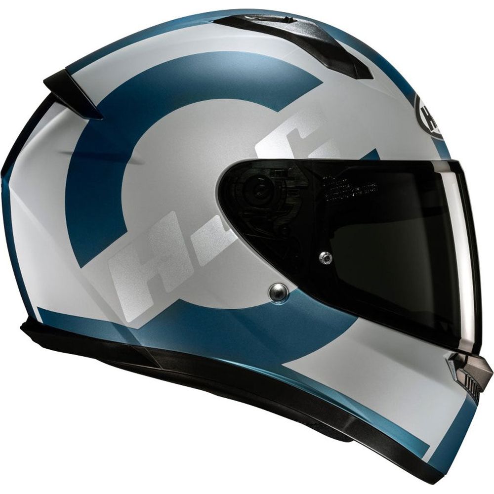 HJC C10 Tez Full Face Helmet MC2SF Blue FREE 1 YEAR Returns, FREE UK Delivery | ThrottleChimp