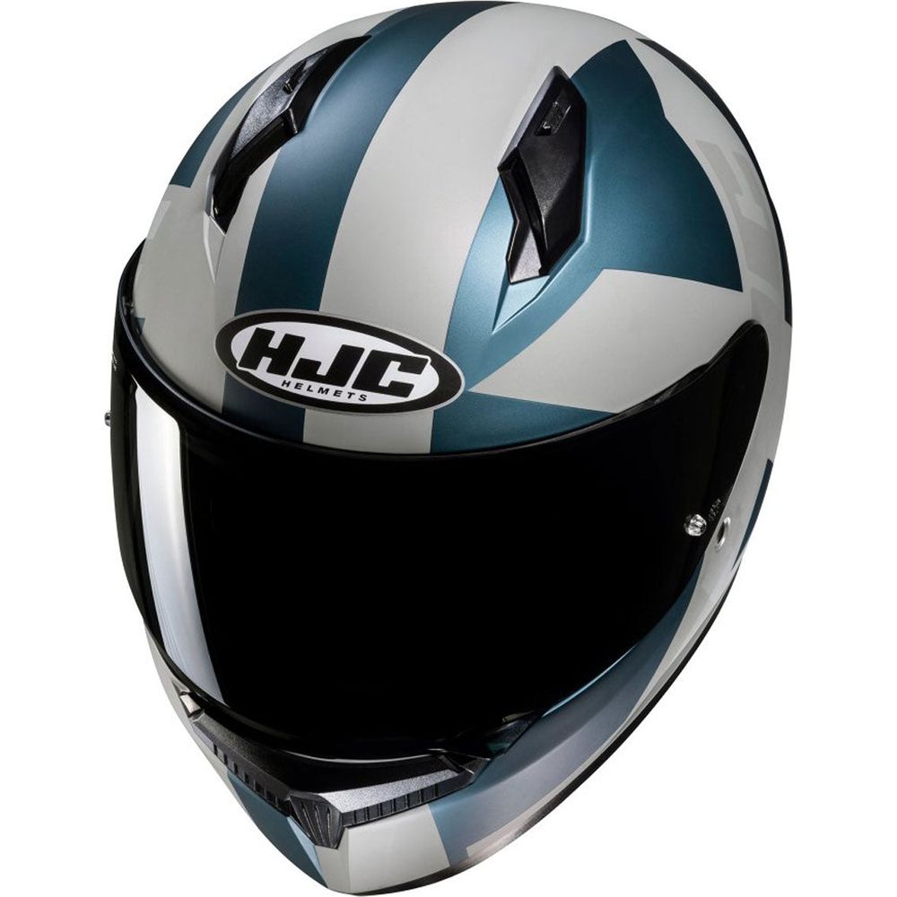 HJC C10 Tez Full Face Helmet MC2SF Blue FREE 1 YEAR Returns, FREE UK Delivery | ThrottleChimp