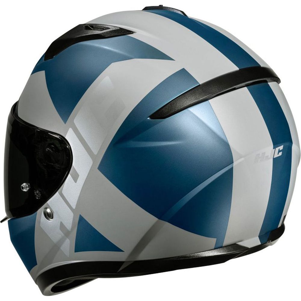 HJC C10 Tez Full Face Helmet MC2SF Blue FREE 1 YEAR Returns, FREE UK Delivery | ThrottleChimp