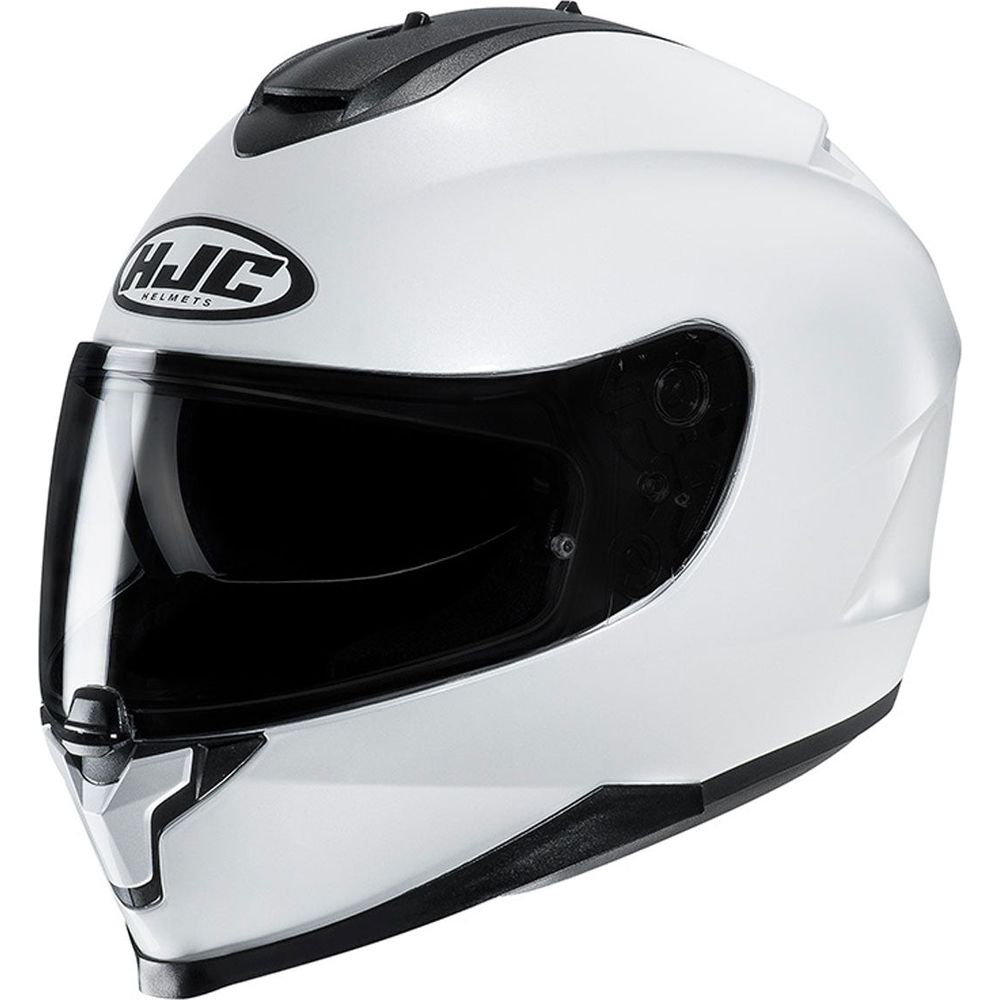 HJC C70 Full Face Helmet White FREE 1 YEAR Returns, FREE UK Delivery | ThrottleChimp