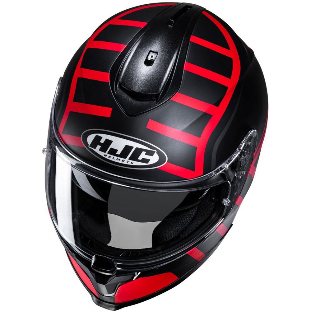 HJC C70N Holt Full Face Helmet MC1SF Red (Image 2) - ThrottleChimp