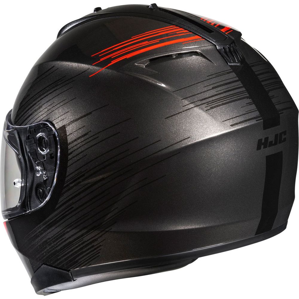 HJC C70N Sway Full Face Helmet MC1 Red FREE 1 YEAR Returns, FREE UK Delivery | ThrottleChimp