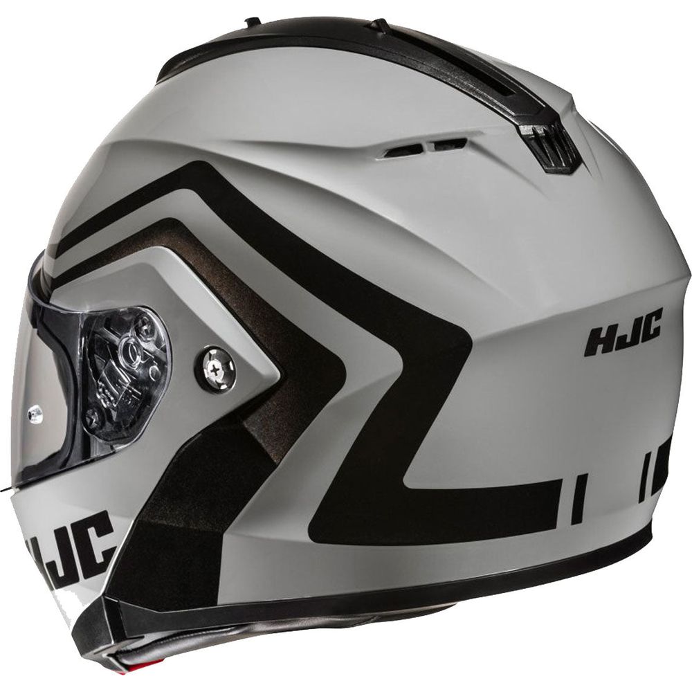 HJC C91N Nepos Flip-Up Helmet MC5 Black (Image 3) - ThrottleChimp