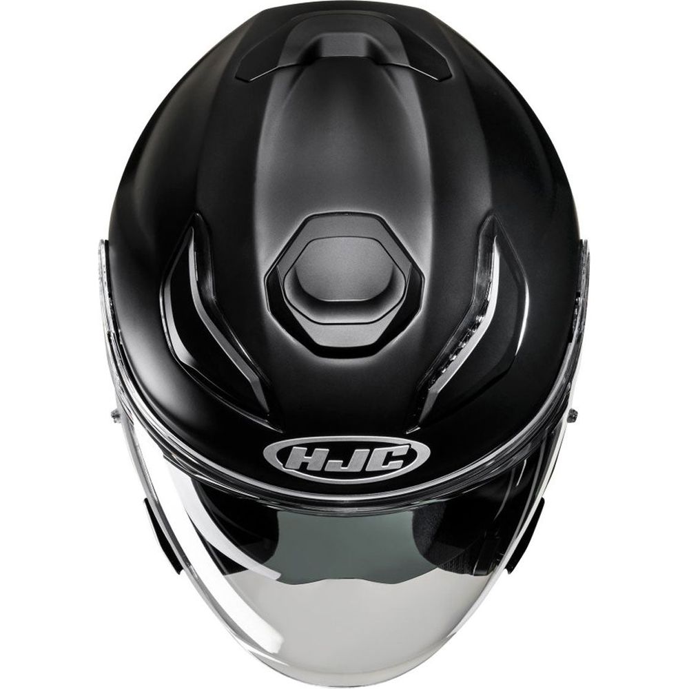 HJC F31 Open Face Helmet Matt Black (Image 3) - ThrottleChimp