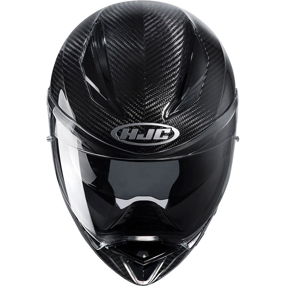 HJC F70 Full Face Helmet Carbon Black (Image 2) - ThrottleChimp