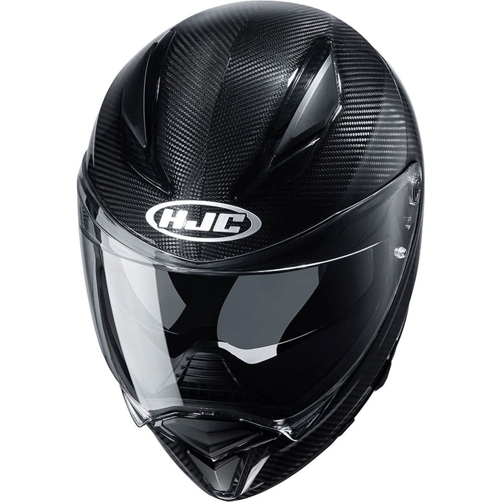 HJC F70 Full Face Helmet Carbon Black (Image 3) - ThrottleChimp