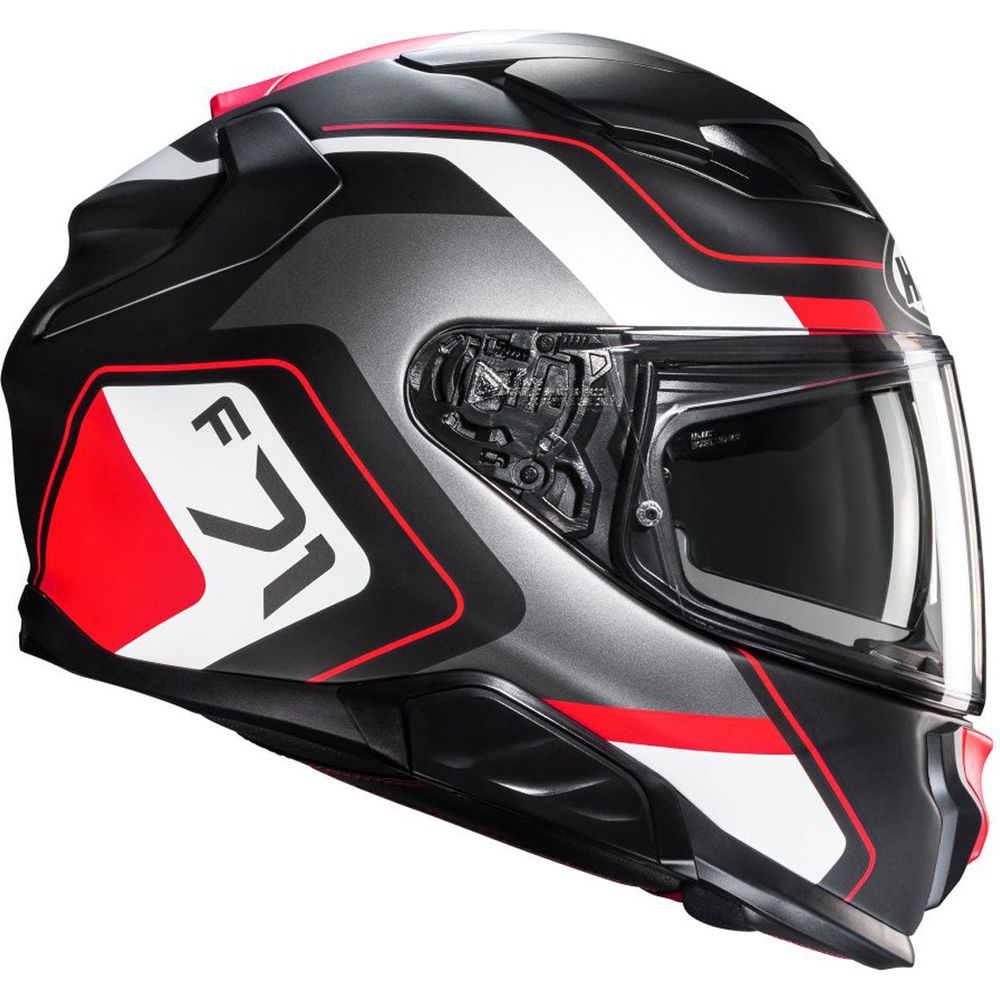 HJC F71 Arcan Full Face Helmet MC1SF Red (Image 3) - ThrottleChimp