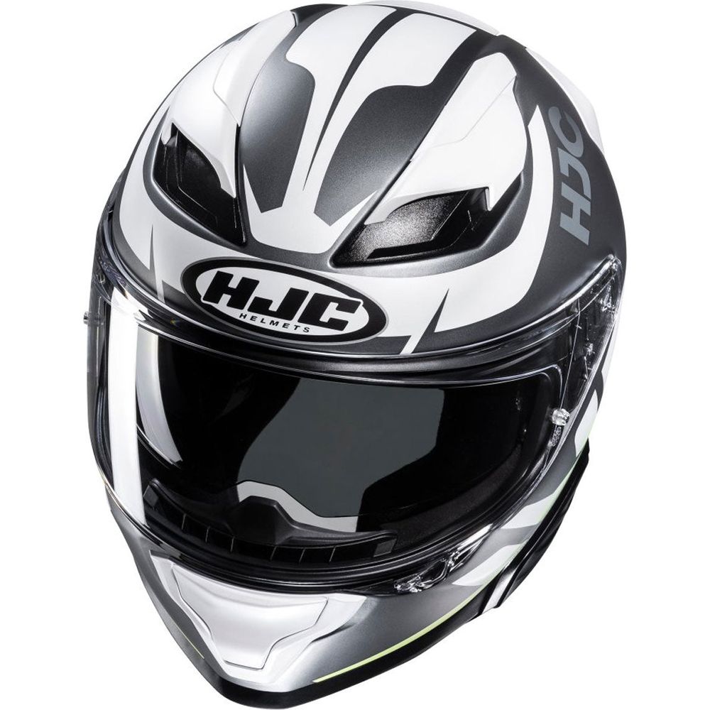 HJC F71 Bard Full Face Helmet MC4HSF Green (Image 2) - ThrottleChimp