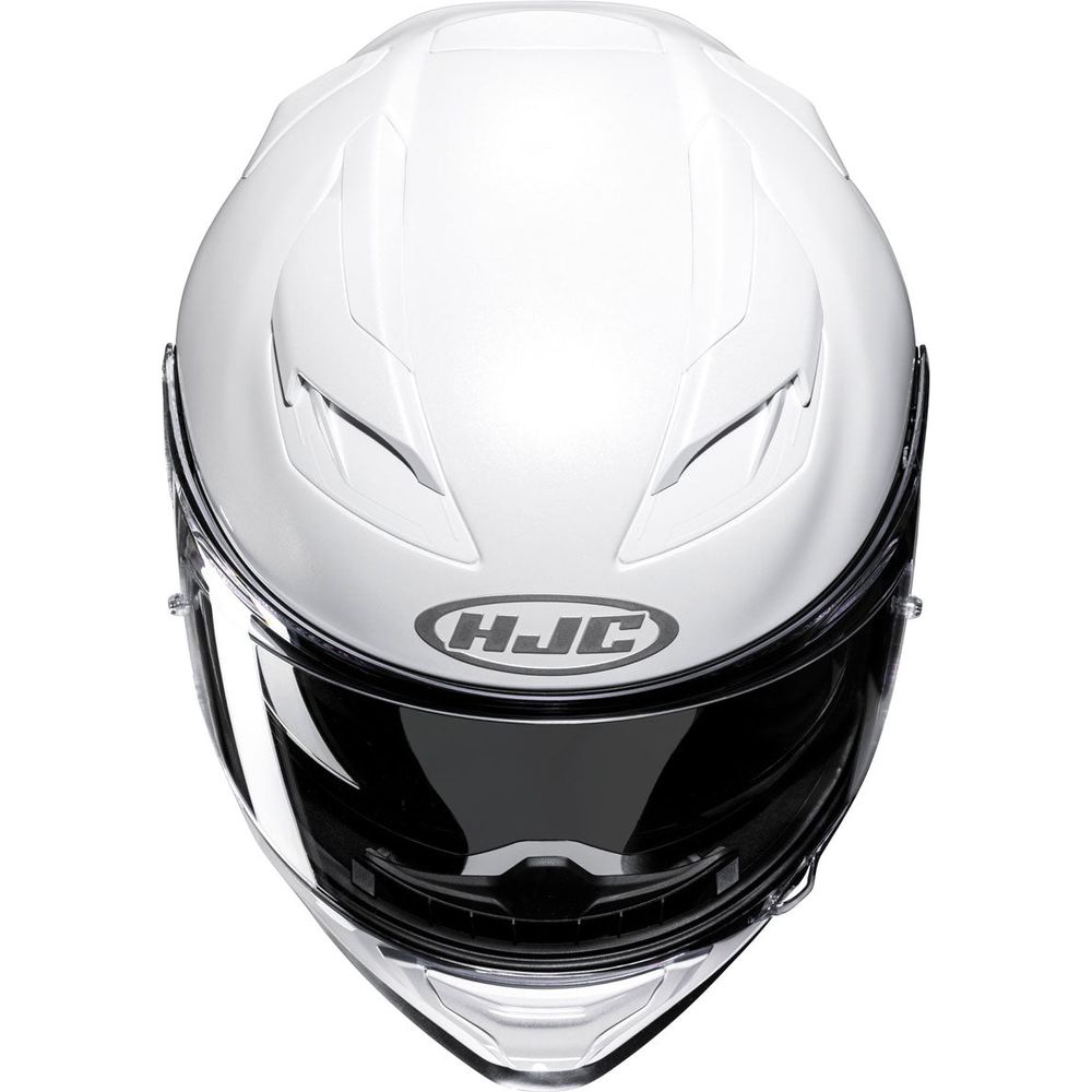 HJC F71 Full Face Helmet Pearl White (Image 3) - ThrottleChimp